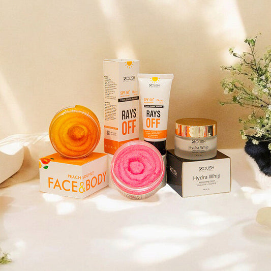 Star Deal (Moisturizer + Rays Off Sunscreen + Cotton Candy + Peach Souffle)